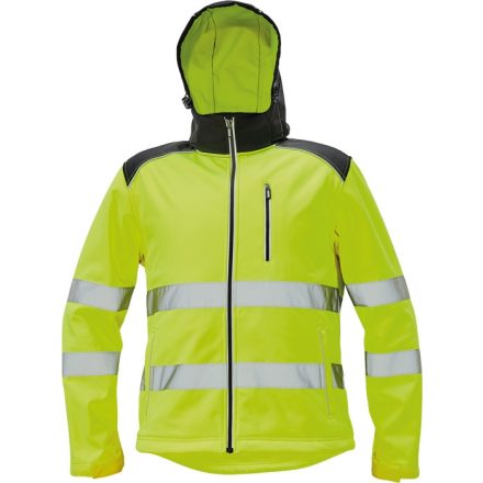 CL0301053670000, KNOXFIELD HI-VIS softshell dzseki XS sárga (CL0301053670000)