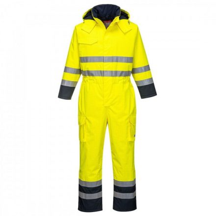 S775YNRXXL, S775-s Portwest, Bizflame Rain Hi-Vis antisztatikus FR overál, Jólláthatósági