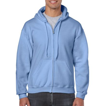 gi18600cb-m, GILDAN FULL ZIP (GI18600)  férfi pulóver poliészter/pamut zsebes végig zipzáras