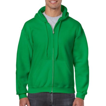 gi18600ig-s, GILDAN FULL ZIP (GI18600)  férfi pulóver poliészter/pamut zsebes végig zipzáras