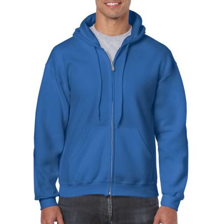 gi18600ro-l, GILDAN FULL ZIP (GI18600)  férfi pulóver poliészter/pamut zsebes végig zipzáras